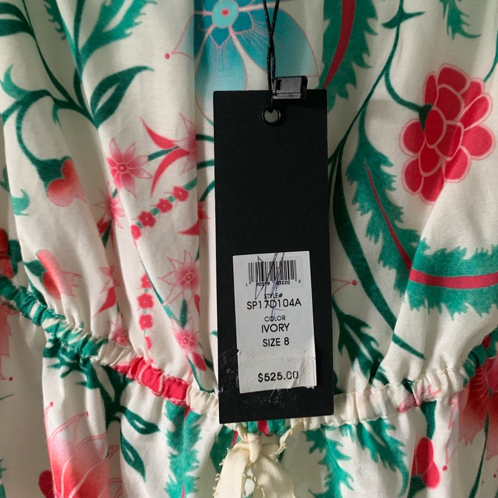 Rachel Zoe Off-the-Shoulder Floral Dress-  Size 8 - Picture 3 of 4